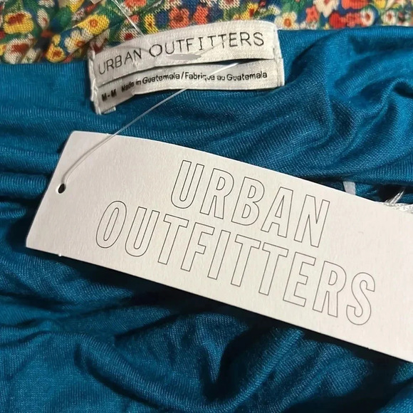 Urban Outfitters o Moonbeam Ruched Mesh Mini Dress in Green Sz M. - Picture 9 of 11